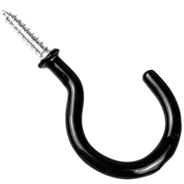 PandaHall Plastic Cup Hook Ceiling Hooks, Screw Hanger, for Indoor and Outdoor Use, Black, 38.7mm Plastic Black
PandaHall Plastic Cup Hook Ceiling Hooks, Screw Hanger, for Indoor and Outdoor Use, Black, 38.7mm Plastic Black
