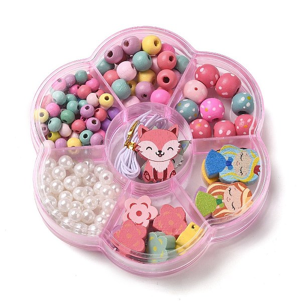PandaHall Children's Day Theme Maple Wood Jewelry Set DIY Making Kits, Mixed Shapes, 14~24x14~18.5x5~6mm, Hole: 2mm Wood Mixed Shapes
PandaHall Children's Day Theme Maple Wood Jewelry Set DIY Making Kits, Mixed Shapes, 14~24x14~18.5x5~6mm, Hole: 2mm Wood Mixed Shapes