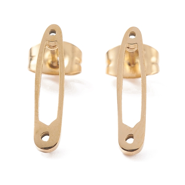 PandaHall 304 Stainless Steel Stud Earrings Findings, with Hole, Safety Pin Shape, Golden, 14.5x3mm, Hole: 0.8mm, Pin: 0.7mm 304 Stainless...
PandaHall 304 Stainless Steel Stud Earrings Findings, with Hole, Safety Pin Shape, Golden, 14.5x3mm, Hole: 0.8mm, Pin: 0.7mm 304 Stainless...