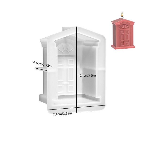 PandaHall DIY Food Grade Silicone Candle Molds, for Candle Making, Castle, House, 7.4x4.4x10.1cm Silicone House White
PandaHall DIY Food Grade Silicone Candle Molds, for Candle Making, Castle, House, 7.4x4.4x10.1cm Silicone House White