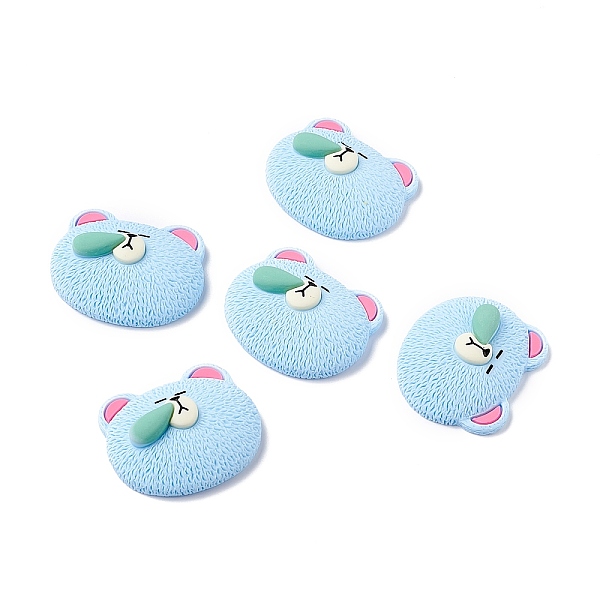 PandaHall Opaque Resin Cabochons, Bear Head, Light Sky Blue, 29.5x35.5x10.5mm Resin Bear
PandaHall Opaque Resin Cabochons, Bear Head, Light Sky Blue, 29.5x35.5x10.5mm Resin Bear