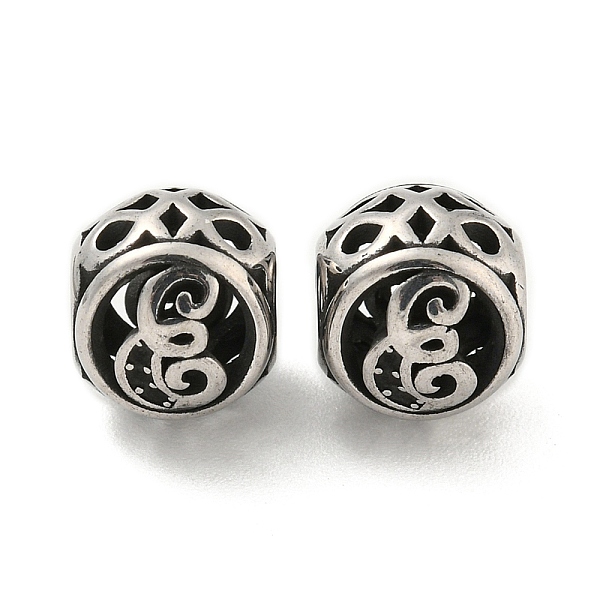 PandaHall 304 Stainless Steel Beads Rhinestone Settings, Large Hole Beads, Round, Letter E, 9.5x8.5x9.5mm, Hole: 4mm, Fit for 0.8mm...
PandaHall 304 Stainless Steel Beads Rhinestone Settings, Large Hole Beads, Round, Letter E, 9.5x8.5x9.5mm, Hole: 4mm, Fit for 0.8mm...