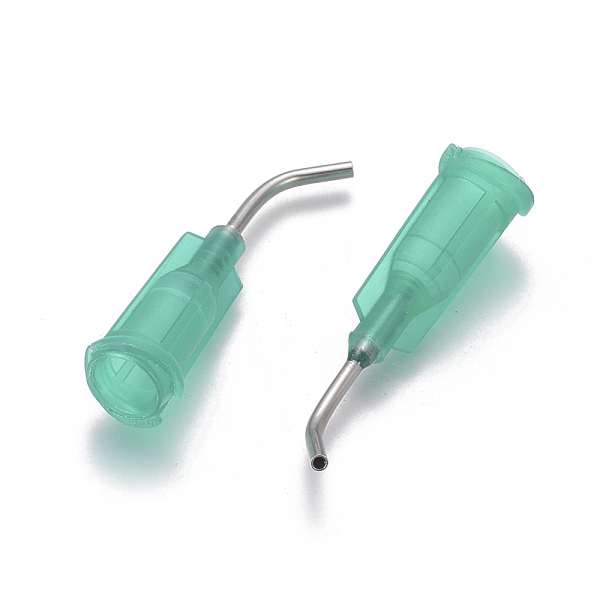 PandaHall Plastic Fluid Precision Blunt Needle Dispense Tips, Turquoise, 26.5~29.5x7.5mm, Pin: 1mm, Hole: 0.8mm Plastic Green
PandaHall Plastic Fluid Precision Blunt Needle Dispense Tips, Turquoise, 26.5~29.5x7.5mm, Pin: 1mm, Hole: 0.8mm Plastic Green