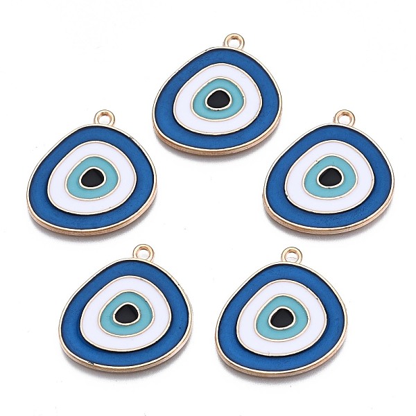 PandaHall Alloy Enamel Pendants, Cadmium Free & Lead Free, Light Gold, Triangle, Blue, 24~25x24x1.5mm, Hole: 1.8mm Alloy+Enamel Triangle...
PandaHall Alloy Enamel Pendants, Cadmium Free & Lead Free, Light Gold, Triangle, Blue, 24~25x24x1.5mm, Hole: 1.8mm Alloy+Enamel Triangle...