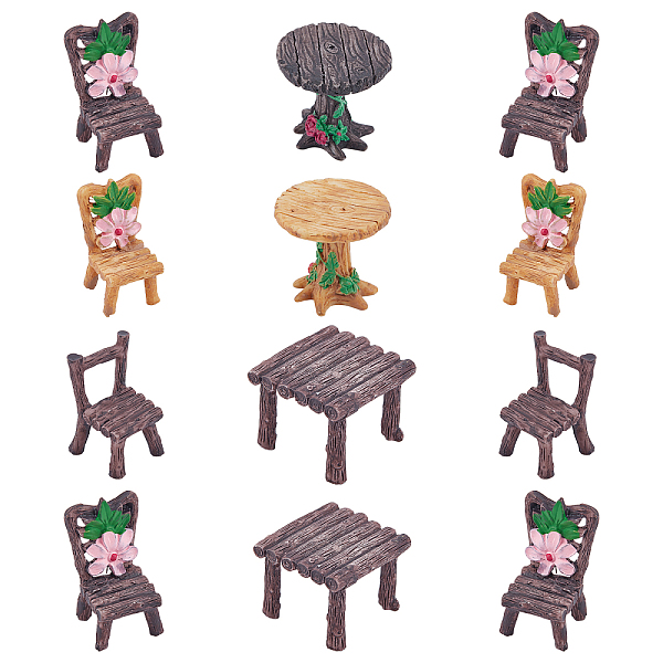 PandaHall Resin Home Decorations, Table & Chair, Mixed Color, 4sets/bag Resin Furniture & Appliances Multicolor
PandaHall Resin Home Decorations, Table & Chair, Mixed Color, 4sets/bag Resin Furniture & Appliances Multicolor