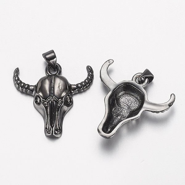 PandaHall Brass Pendants, Sheep Skull, Nickel Free & Lead Free, Gunmetal, 26.5mm, Hole: 4x4mm Brass Sheep
PandaHall Brass Pendants, Sheep Skull, Nickel Free & Lead Free, Gunmetal, 26.5mm, Hole: 4x4mm Brass Sheep