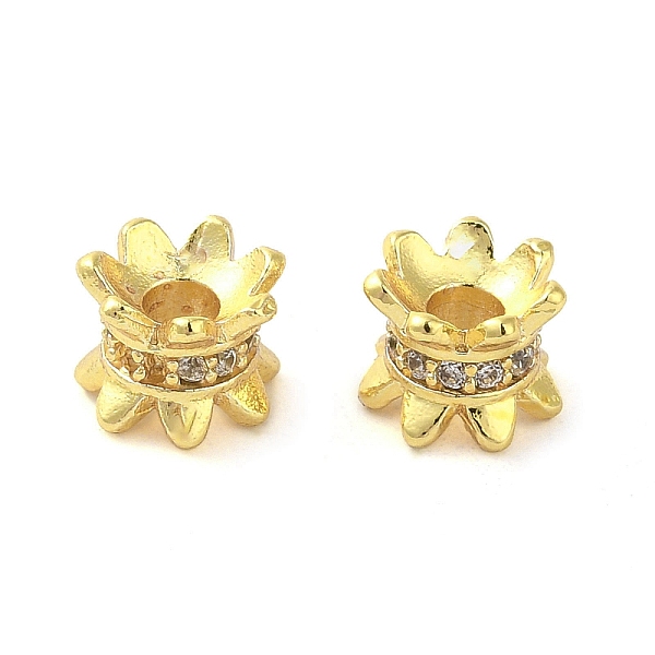 PandaHall Rack Plating Brass Beads, with CLear Cubic Zirconia, Long-Lasting Plated, Lead Free & Cadmium Free, Real 18K Gold Plated...
PandaHall Rack Plating Brass Beads, with CLear Cubic Zirconia, Long-Lasting Plated, Lead Free & Cadmium Free, Real 18K Gold Plated...