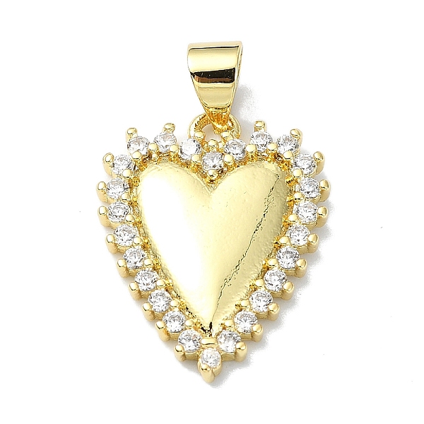 PandaHall Rack Plating Real 18K Gold Plated Brass Micro Pave Cubic Zirconia Pendants, Long-Lasting Plated, Lead Free & Cadmium Free, Heart..., Clear
PandaHall Rack Plating Real 18K Gold Plated Brass Micro Pave Cubic Zirconia Pendants, Long-Lasting Plated, Lead Free & Cadmium Free, Heart..., Clear
