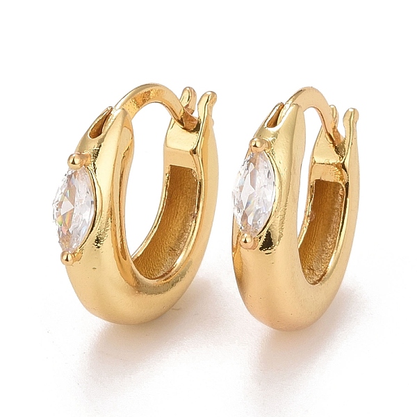 PandaHall Clear Cubic Zirconia Horse Eye Hoop Earrings, Brass Chunky Earrings for Women, Cadmium Free & Nickel Free & Lead Free, Real 18K...
PandaHall Clear Cubic Zirconia Horse Eye Hoop Earrings, Brass Chunky Earrings for Women, Cadmium Free & Nickel Free & Lead Free, Real 18K...