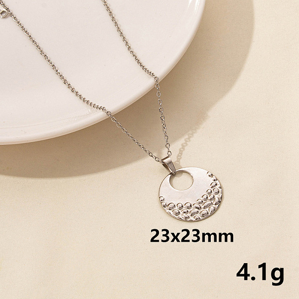 PandaHall 304 Stainless Steel Flat Round Pendant Necklace for Women, Cable Chain Necklaces Stainless Steel Flat Round
PandaHall 304 Stainless Steel Flat Round Pendant Necklace for Women, Cable Chain Necklaces Stainless Steel Flat Round