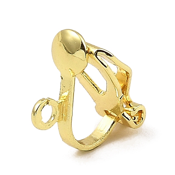 PandaHall Brass Clip-on Earring Findings, with Loops, Golden, 13x6x9.5mm, Hole: 1.5mm Brass
PandaHall Brass Clip-on Earring Findings, with Loops, Golden, 13x6x9.5mm, Hole: 1.5mm Brass