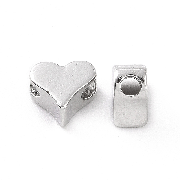PandaHall Rack Plating Brass Beads, Long-Lasting Plated, Cadmium Free & Lead Free, Heart, Platinum, 5.5x5.5x3mm, Hole: 1.5mm Brass Heart
PandaHall Rack Plating Brass Beads, Long-Lasting Plated, Cadmium Free & Lead Free, Heart, Platinum, 5.5x5.5x3mm, Hole: 1.5mm Brass Heart