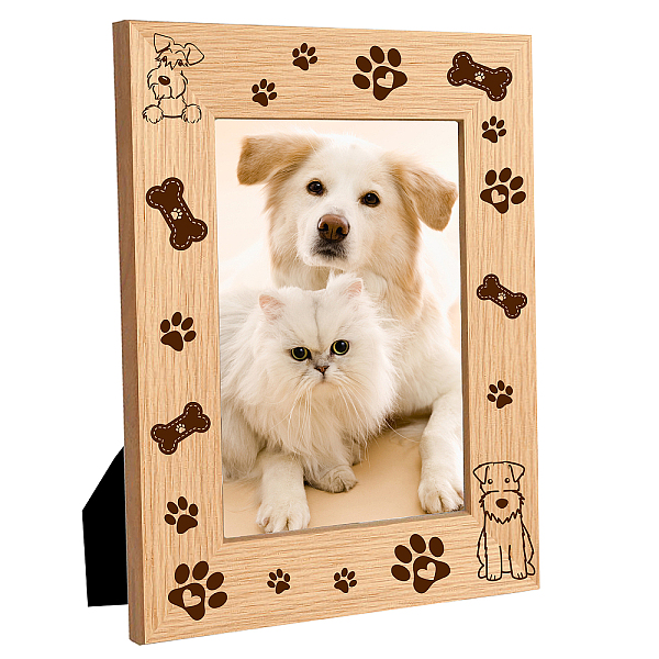 PandaHall CREATCABIN Dog Picture Frame Pet Paw Bone Wood Photo Frames Cat Engraved Display Wooden Tabletop Postcard Frame For Hanging Wall...
PandaHall CREATCABIN Dog Picture Frame Pet Paw Bone Wood Photo Frames Cat Engraved Display Wooden Tabletop Postcard Frame For Hanging Wall...