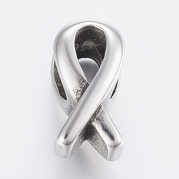 PandaHall 304 Stainless Steel Beads, Large Hole Beads, Awareness Ribbon, Antique Silver, 14x7.5x9.5mm, Hole: 5.5mm 304 Stainless Steel...
PandaHall 304 Stainless Steel Beads, Large Hole Beads, Awareness Ribbon, Antique Silver, 14x7.5x9.5mm, Hole: 5.5mm 304 Stainless Steel...