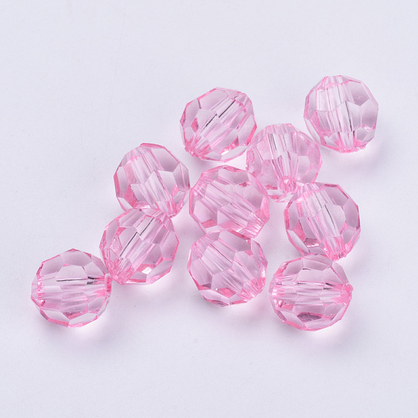 PandaHall Transparent Acrylic Beads, Faceted, Round, Pink, 6x5.5mm, Hole: 1.3mm, about 4200pcs/500g Acrylic Round Pink
PandaHall Transparent Acrylic Beads, Faceted, Round, Pink, 6x5.5mm, Hole: 1.3mm, about 4200pcs/500g Acrylic Round Pink