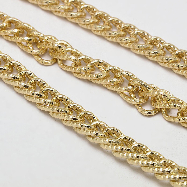 PandaHall 3.28 Feet Aluminium Curb Chains, Unwelded, Lead Free & Nickel Free, Golden, 15x10x5mm Aluminum
PandaHall 3.28 Feet Aluminium Curb Chains, Unwelded, Lead Free & Nickel Free, Golden, 15x10x5mm Aluminum