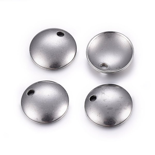 PandaHall 304 Stainless Steel Dome Charms, Flat Round with Cambered, Stainless Steel Color, 10x2mm, Hole: 1.5mm 304 Stainless Steel Flat...
PandaHall 304 Stainless Steel Dome Charms, Flat Round with Cambered, Stainless Steel Color, 10x2mm, Hole: 1.5mm 304 Stainless Steel Flat...