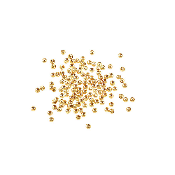 PandaHall Brass Round Spacer Beads, Cadmium Free & Nickel Free & Lead Free, Real 18K Gold Plated, 3mm, Hole: 1mm, about 130pcs/5g, 5g/set...
PandaHall Brass Round Spacer Beads, Cadmium Free & Nickel Free & Lead Free, Real 18K Gold Plated, 3mm, Hole: 1mm, about 130pcs/5g, 5g/set...