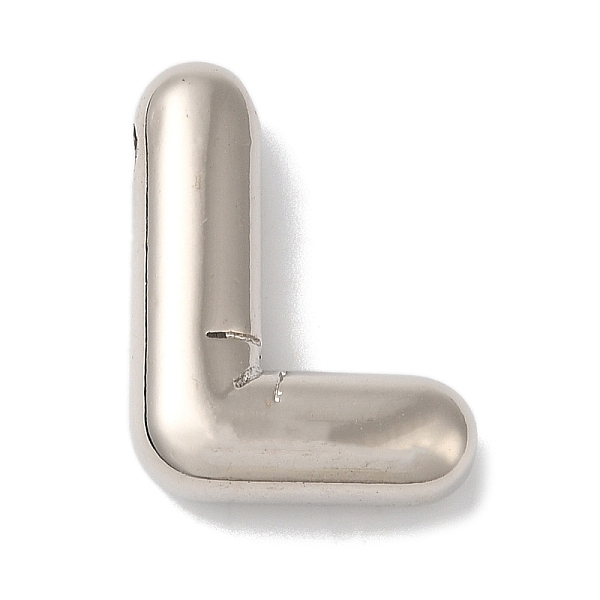 PandaHall 304 Stainless Steel Pendants, Letter Charm, Letter L, 19x14x5mm, Hole: 2mm 304 Stainless Steel Letter L
PandaHall 304 Stainless Steel Pendants, Letter Charm, Letter L, 19x14x5mm, Hole: 2mm 304 Stainless Steel Letter L