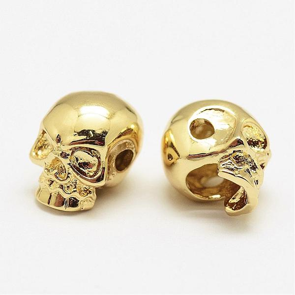 PandaHall Brass Beads, Skull, Cadmium Free & Nickel Free & Lead Free, Real 18K Gold Plated, 11x8.5x10.2mm, Hole: 2mm Brass Skull
PandaHall Brass Beads, Skull, Cadmium Free & Nickel Free & Lead Free, Real 18K Gold Plated, 11x8.5x10.2mm, Hole: 2mm Brass Skull