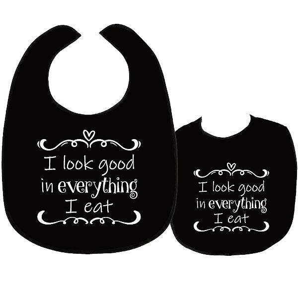 PandaHall Washable Polyester Canvas Adult Bibs for Eating, Reusable Eating Cloth for Clothing Protector, Word, 600x450mm Polyester Word..., Black
PandaHall Washable Polyester Canvas Adult Bibs for Eating, Reusable Eating Cloth for Clothing Protector, Word, 600x450mm Polyester Word..., Black