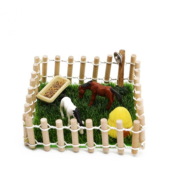 PandaHall Plastic Mini Horse Stables, Micro Landscape Home Dollhouse Accessories, Pretending Prop Decorations, Yellow, 30x90mm Resin Square...
PandaHall Plastic Mini Horse Stables, Micro Landscape Home Dollhouse Accessories, Pretending Prop Decorations, Yellow, 30x90mm Resin Square...