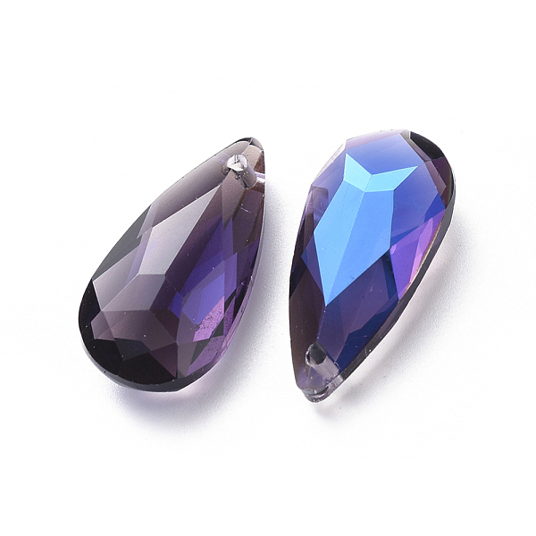 PandaHall Glass Rhinestone Pendants, Faceted, Teardrop, Amethyst, 23.5x12x6.5mm, Hole: 1.5mm Glass Teardrop Purple
PandaHall Glass Rhinestone Pendants, Faceted, Teardrop, Amethyst, 23.5x12x6.5mm, Hole: 1.5mm Glass Teardrop Purple