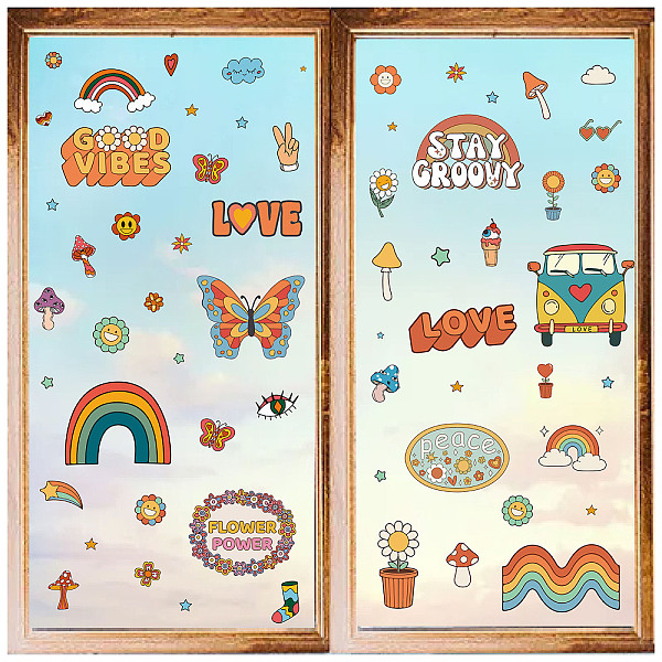 PandaHall CRASPIRE 8 Styles Butterfly Wall Stickers Bohemian Rainbow Flower PVC Window Stickers Decals Waterproof Self Adhesive Cling Peel...
PandaHall CRASPIRE 8 Styles Butterfly Wall Stickers Bohemian Rainbow Flower PVC Window Stickers Decals Waterproof Self Adhesive Cling Peel...