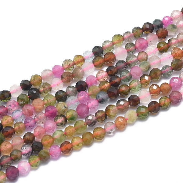 PandaHall Natural Tourmaline Beads Strands, Grade AAA, Faceted, Round, 4~4.5mm, Hole: 0.7mm, about 88~104 pcs/Strand, 15.15 inch(38.5cm)...
PandaHall Natural Tourmaline Beads Strands, Grade AAA, Faceted, Round, 4~4.5mm, Hole: 0.7mm, about 88~104 pcs/Strand, 15.15 inch(38.5cm)...