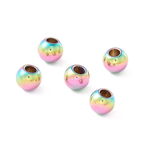 PandaHall Ion Plating(IP) 202 Stainless Steel Beads, Half Drilled, Round, Rainbow Color, 5x4.5mm, Half Hole: 2mm 202 Stainless Steel Round
PandaHall Ion Plating(IP) 202 Stainless Steel Beads, Half Drilled, Round, Rainbow Color, 5x4.5mm, Half Hole: 2mm 202 Stainless Steel Round