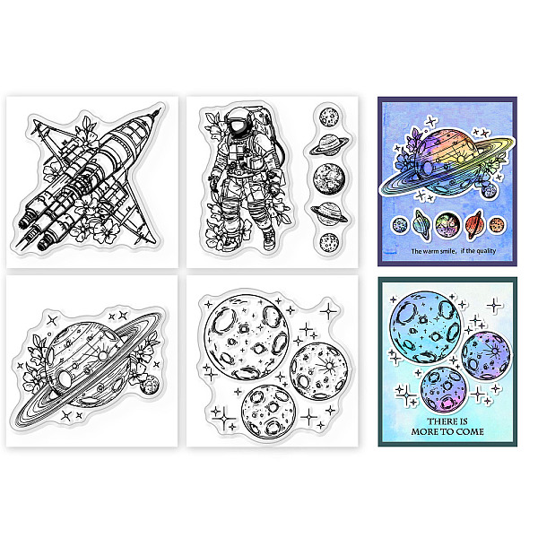 PandaHall GLOBLELAND 4Pcs Mini Space Planet Clear Stamps for DIY Scrapbooking Spaceship Silicone Stamp Seals Astronauts Transparent Stamps...
PandaHall GLOBLELAND 4Pcs Mini Space Planet Clear Stamps for DIY Scrapbooking Spaceship Silicone Stamp Seals Astronauts Transparent Stamps...