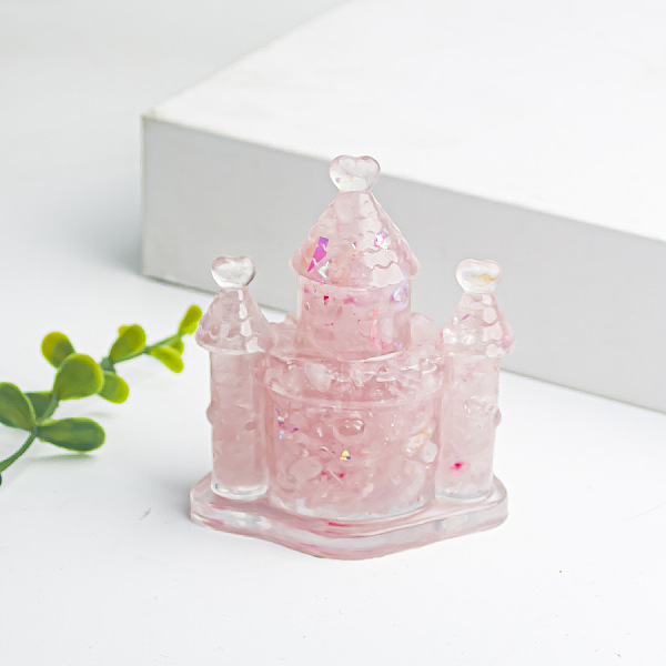 PandaHall Resin Castle Display Decoration, with Natural Rose Quartz Chips inside Statues for Home Office Decorations, 63x44x73mm Rose Quartz...
PandaHall Resin Castle Display Decoration, with Natural Rose Quartz Chips inside Statues for Home Office Decorations, 63x44x73mm Rose Quartz...