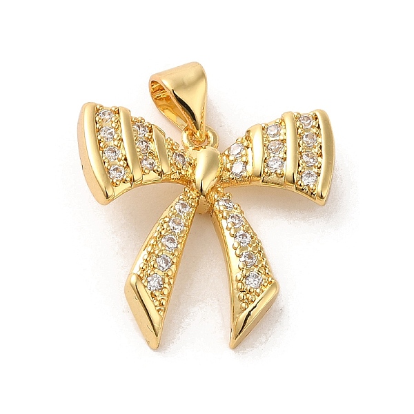 PandaHall Rack Plating Brass Micro Pave Clear Cubic Zirconia Pendants, Long-Lasting Plated, Cadmium Free & Lead Free, Bowknot, Real 18K Gold...
PandaHall Rack Plating Brass Micro Pave Clear Cubic Zirconia Pendants, Long-Lasting Plated, Cadmium Free & Lead Free, Bowknot, Real 18K Gold...