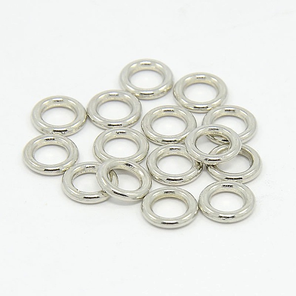 PandaHall Alloy Round Rings, Soldered Jump Rings, Closed Jump Rings, Cadmium Free & Lead Free, Flat Round, Platinum, 8x1.5mm, Inner Diameter...
PandaHall Alloy Round Rings, Soldered Jump Rings, Closed Jump Rings, Cadmium Free & Lead Free, Flat Round, Platinum, 8x1.5mm, Inner Diameter...
