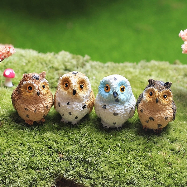 PandaHall Cute Resin Owl Figurines, for Dollhouse, Home Display Decoration, Mixed Color, 31~33.5x25.5x22~28.5mm Resin Owl Multicolor
PandaHall Cute Resin Owl Figurines, for Dollhouse, Home Display Decoration, Mixed Color, 31~33.5x25.5x22~28.5mm Resin Owl Multicolor