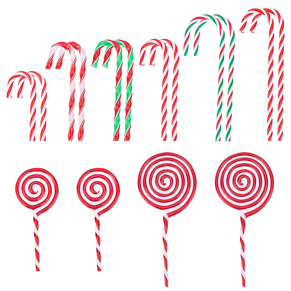 PandaHall 28Pcs 8 Style Plastic Pendant Decorations, for Christmas Tree Hanging Ornament, Candy Cane & Lollipop, Mixed Patterns, 160x25mm..., Multicolor
PandaHall 28Pcs 8 Style Plastic Pendant Decorations, for Christmas Tree Hanging Ornament, Candy Cane & Lollipop, Mixed Patterns, 160x25mm..., Multicolor
