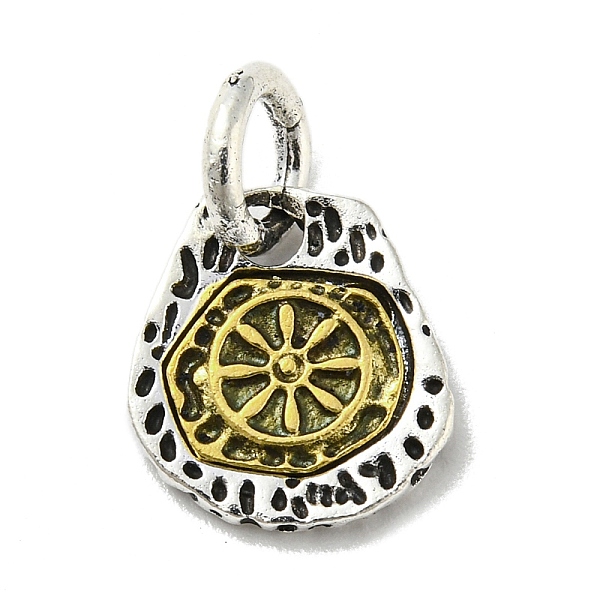PandaHall Tibetan Style Rack Plating Alloy Pendants, Cadmium Free & Lead Free, Antique Silver & Antique Golden, 11x10x2mm Alloy
PandaHall Tibetan Style Rack Plating Alloy Pendants, Cadmium Free & Lead Free, Antique Silver & Antique Golden, 11x10x2mm Alloy