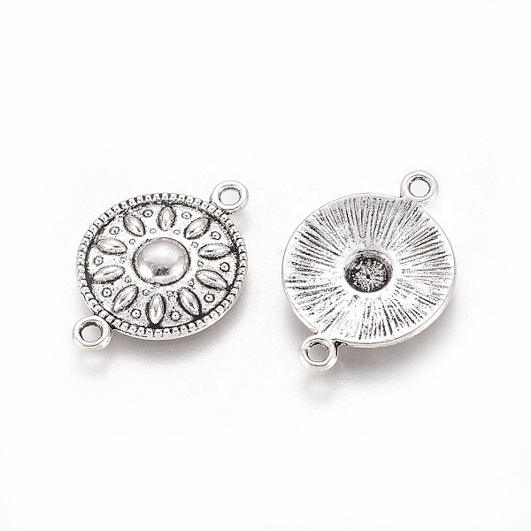 PandaHall Flat Round Tibetan Style Alloy Links connectors, Cadmium Free & Lead Free, Antique Silver, 25.5x17x2.5mm, Hole: 2mm Alloy Flat...
PandaHall Flat Round Tibetan Style Alloy Links connectors, Cadmium Free & Lead Free, Antique Silver, 25.5x17x2.5mm, Hole: 2mm Alloy Flat...