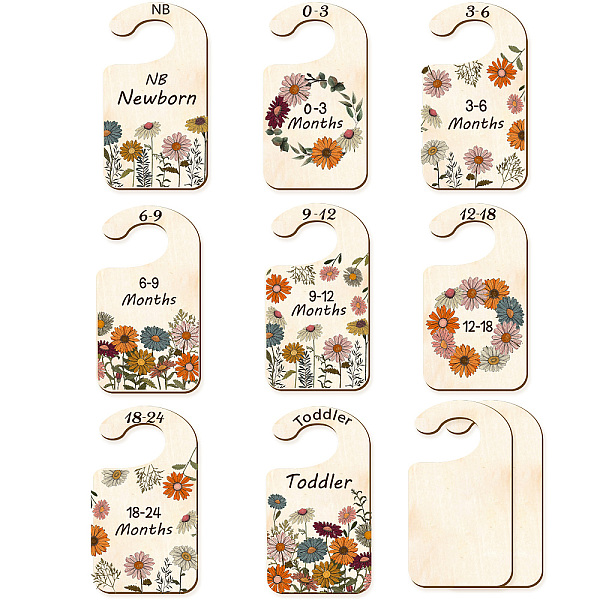 PandaHall Wood Baby Closet Size Dividers, Baby Clothes Organizers, from Newborn to Toddler, Flower, 100x180x2.5mm, 10pcs/set Wood Flower..., Multicolor
PandaHall Wood Baby Closet Size Dividers, Baby Clothes Organizers, from Newborn to Toddler, Flower, 100x180x2.5mm, 10pcs/set Wood Flower..., Multicolor