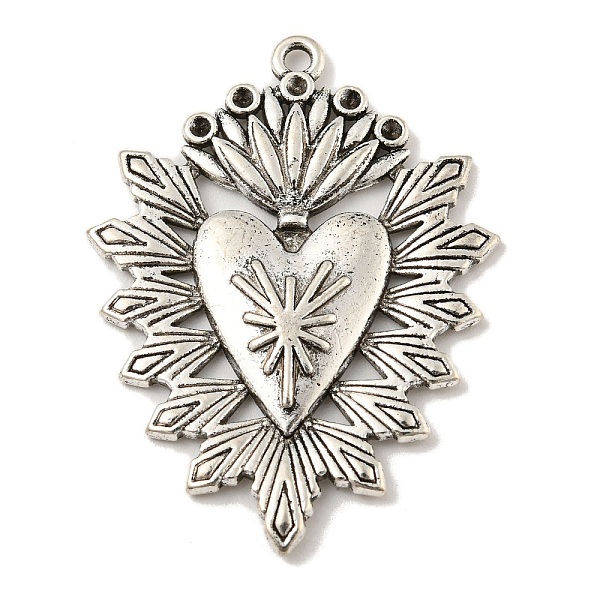 PandaHall Tibetan Style Alloy Pendants Enamel Settings, Heart Shape Charms, Antique Silver, 44x33x2mm, Hole: 2mm, Fit for 1.5mm Rhinestone...
PandaHall Tibetan Style Alloy Pendants Enamel Settings, Heart Shape Charms, Antique Silver, 44x33x2mm, Hole: 2mm, Fit for 1.5mm Rhinestone...