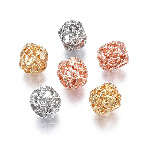 PandaHall Rack Plating Alloy European Beads, Large Hole Beads, Cadmium Free & Nickel Free & Lead Free, Rondelle, Mixed Color, 12x9.5mm, Hole...
PandaHall Rack Plating Alloy European Beads, Large Hole Beads, Cadmium Free & Nickel Free & Lead Free, Rondelle, Mixed Color, 12x9.5mm, Hole...