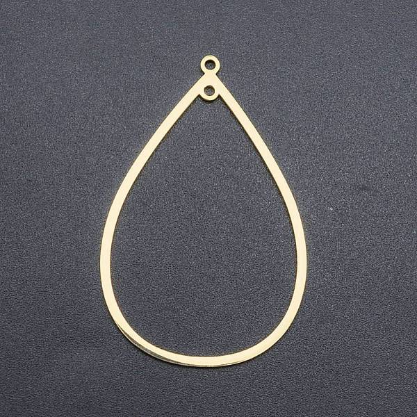PandaHall 201 Stainless Steel Links, For Earring Making, Laser Cut, Teardrop, Golden, 47x30x1mm, Hole: 1.6mm 201 Stainless Steel
PandaHall 201 Stainless Steel Links, For Earring Making, Laser Cut, Teardrop, Golden, 47x30x1mm, Hole: 1.6mm 201 Stainless Steel