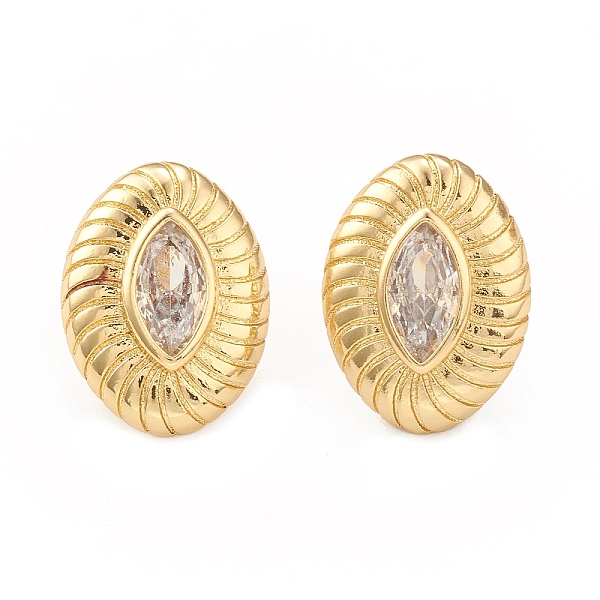 PandaHall Clear Cubic Zirconia Horse Eye Stud Earrings, Rack Plating Brass Jewelry for Women, Cadmium Free & Lead Free, Real 18K Gold Plated...
PandaHall Clear Cubic Zirconia Horse Eye Stud Earrings, Rack Plating Brass Jewelry for Women, Cadmium Free & Lead Free, Real 18K Gold Plated...