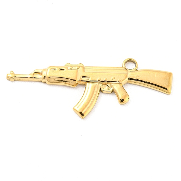 PandaHall 304 Stainless Steel Pendants, Gun Charms, Real 18K Gold Plated, 16x42.5x2mm, Hole: 2.8mm 304 Stainless Steel Others
PandaHall 304 Stainless Steel Pendants, Gun Charms, Real 18K Gold Plated, 16x42.5x2mm, Hole: 2.8mm 304 Stainless Steel Others