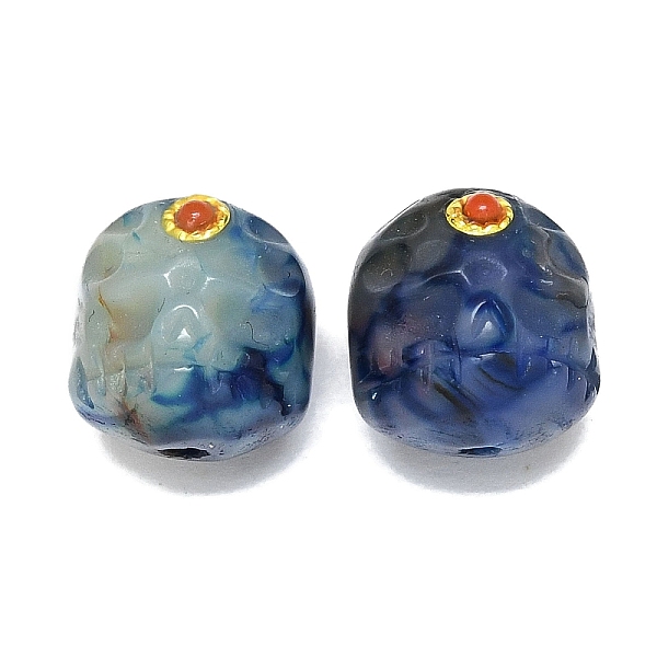 PandaHall Natural Agate Beads, Dyed & Heated, Carved Round, Dark Blue, 11.5~12mm, Hole: 1.7mm Natural Agate Round
PandaHall Natural Agate Beads, Dyed & Heated, Carved Round, Dark Blue, 11.5~12mm, Hole: 1.7mm Natural Agate Round