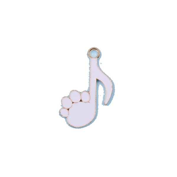 PandaHall Alloy Enamel Pendants, Golden, Cat Paw Print Charm, Musical Note, 25x16.5mm Alloy+Enamel Musical Note
PandaHall Alloy Enamel Pendants, Golden, Cat Paw Print Charm, Musical Note, 25x16.5mm Alloy+Enamel Musical Note