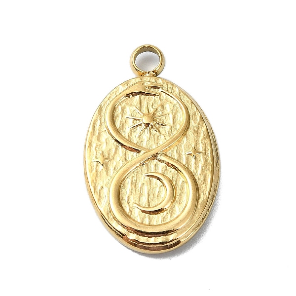 PandaHall Ion Plating(IP) 304 Stainless Steel Pendants, Real 18K Gold Plated, Oval, Infinity, 18.5x11x2mm, Hole: 2mm 304 Stainless Steel...
PandaHall Ion Plating(IP) 304 Stainless Steel Pendants, Real 18K Gold Plated, Oval, Infinity, 18.5x11x2mm, Hole: 2mm 304 Stainless Steel...