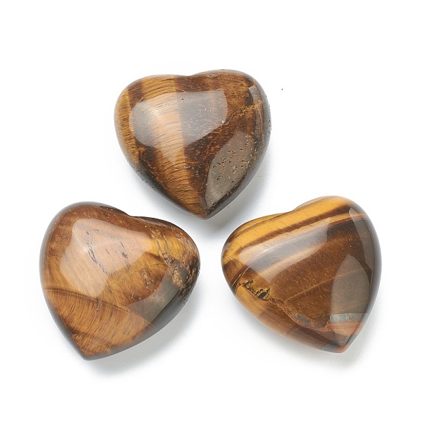 PandaHall Natural Tiger Eye Heart Love Stone, Pocket Palm Stone for Reiki Balancing, 39~40x40x19~21mm Tiger Eye Heart
PandaHall Natural Tiger Eye Heart Love Stone, Pocket Palm Stone for Reiki Balancing, 39~40x40x19~21mm Tiger Eye Heart