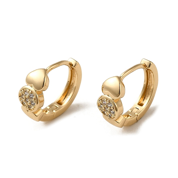 PandaHall KC Gold Plated Brass Micro Pave Cubic Zirconia Hoop Earring, Flat Round, Flat Round, 15x6.5mm Brass Flat Round Clear
PandaHall KC Gold Plated Brass Micro Pave Cubic Zirconia Hoop Earring, Flat Round, Flat Round, 15x6.5mm Brass Flat Round Clear