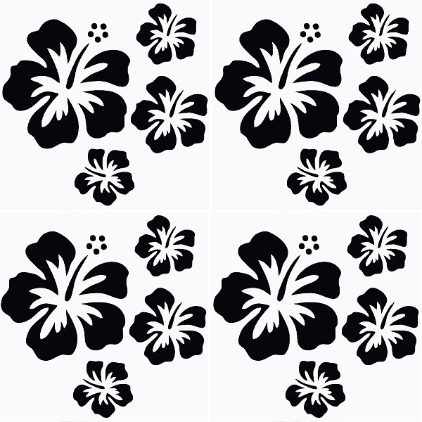 PandaHall PET Self Adhesive Car Stickers, Waterproof Floral Car Decorative Decals for Car Decoration, Black, 150x150x0.2mm PET Flower Black
PandaHall PET Self Adhesive Car Stickers, Waterproof Floral Car Decorative Decals for Car Decoration, Black, 150x150x0.2mm PET Flower Black